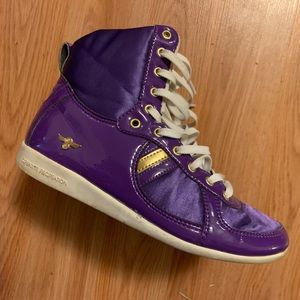 High Top Purple Sneakers